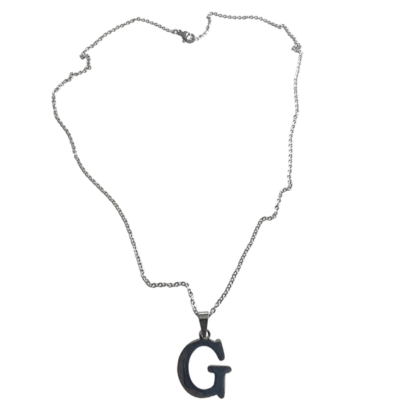 🔥FASHIONABLE "G" SILVER NECKLACE🔥 - Picture 5 of 6